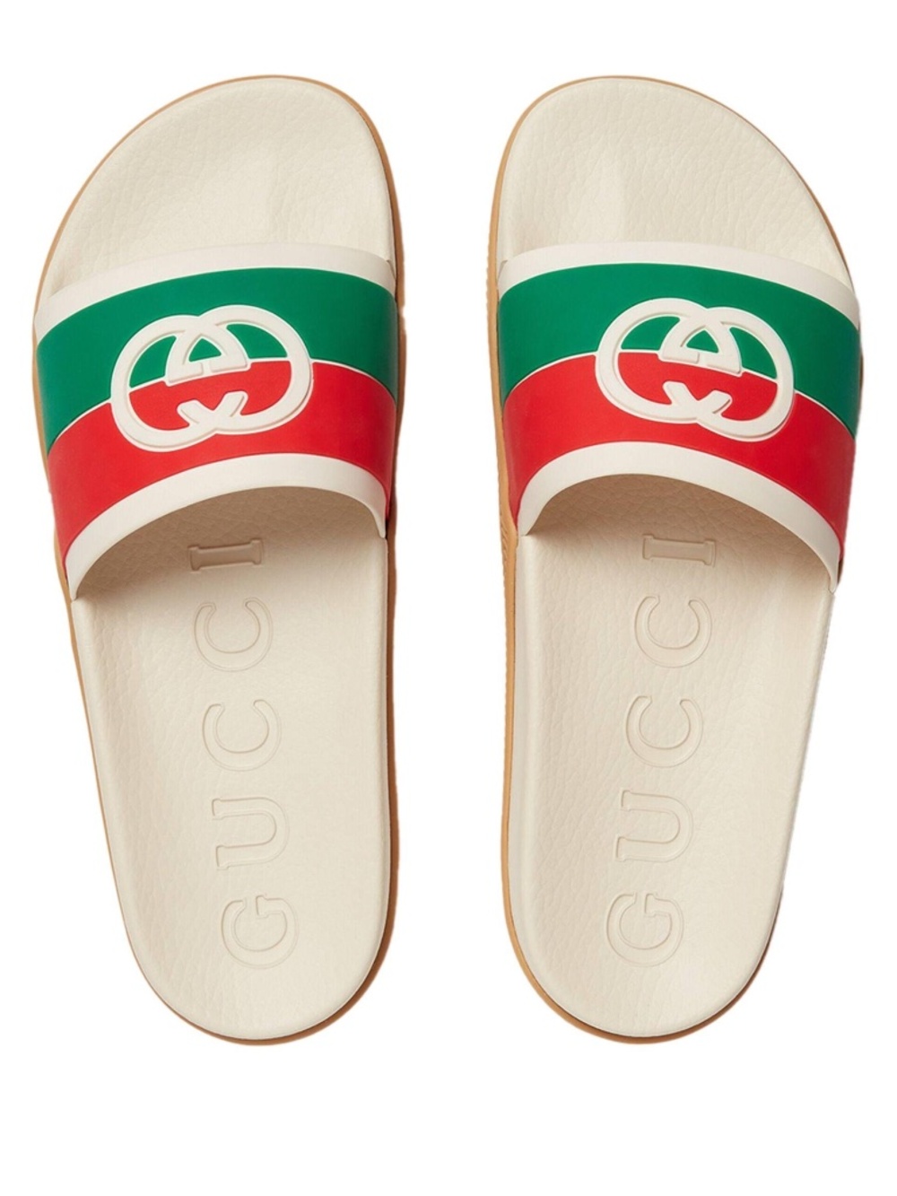 GUCCI Interlocking G Slide Sandals